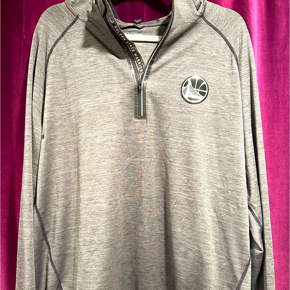 NBA Golden State Warriors Men’s, XL Long Sleeve, 3/4 zip Hoodie - NWT